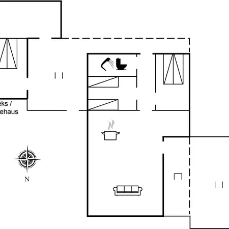 Gunhil - 200m From The Sea By Interhome * Hals